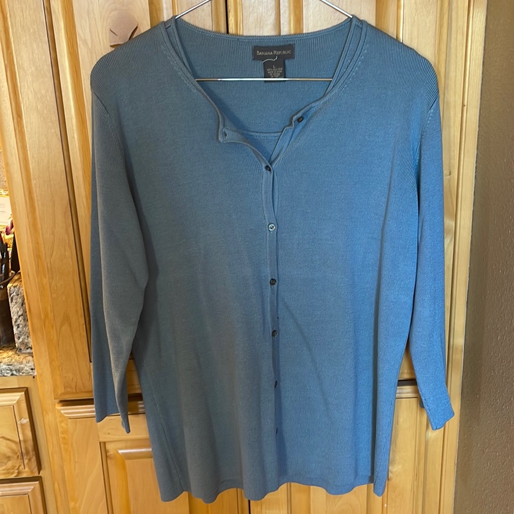 Banana Republic Cardigan with matching top